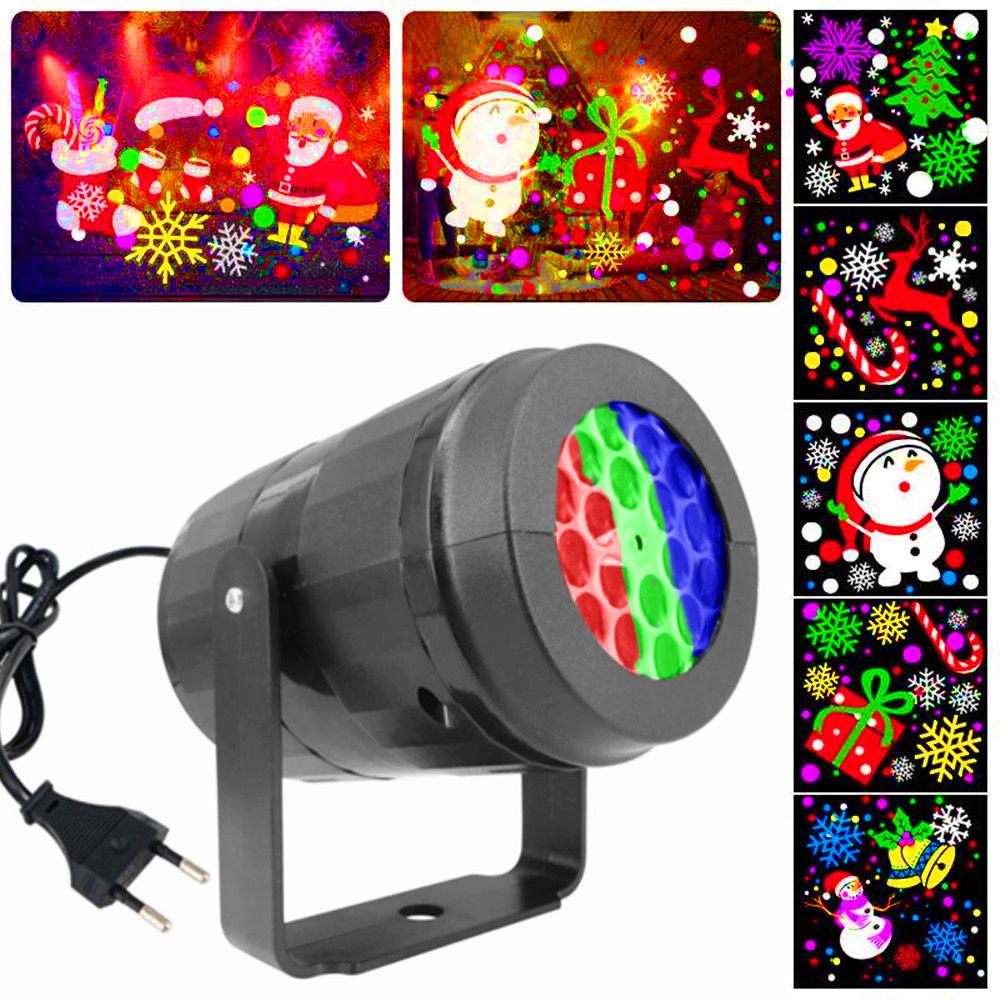 Mini Proyector Animado de Navidad